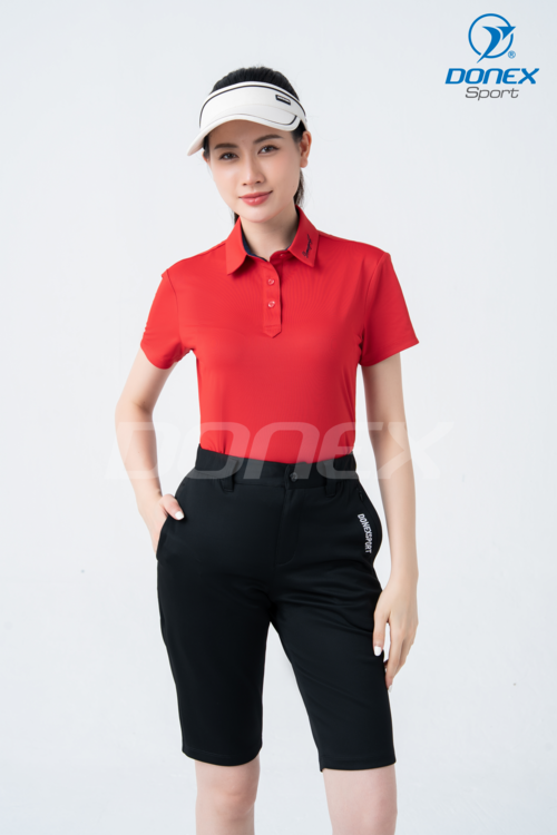 Áo thể thao nữ AC-3846 Đỏ phối navy